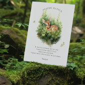 Schattige Waterverf Herten Luier Raffle Teken Reclamebord Met Voetstuk