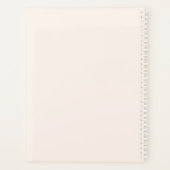 Schattige Waterverf Hondengezicht Roze & Grijs 202 Planner (Achterkant)