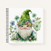 SCHATTIGE WATERVERF IRISH CELTIC GNOME NOTITIEBOEK (Voorkant)
