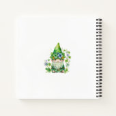 SCHATTIGE WATERVERF IRISH CELTIC GNOME NOTITIEBOEK (Achterkant)