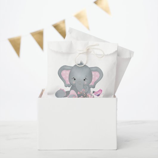 Schattige waterverf Olifant Bedankzakje (Feest)