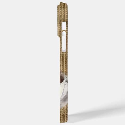 SCHATTIGE WATERVERF ORANJE TABBY KITTEN IN CUP Case-Mate iPhone CASE (Achterkant / Links)