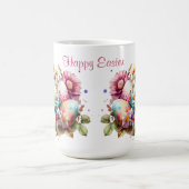 Schattige Waterverf paasbundel en tekst Koffiemok (Center)