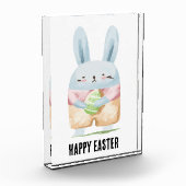 Schattige Waterverf paasbunny Fotoblokken (Links)