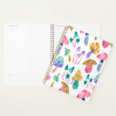 Schattige waterverf paddenstoelen planner (Display)
