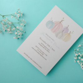 Schattige waterverf pastel pompoenen Thanksgiving Kaart