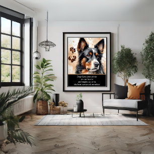 Schattige Waterverf Poster