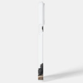 SCHATTIGE WATERVERF SCHNAUZER DOG VERDREVEN IN GRO Case-Mate iPhone CASE (Achterkant / Rechts)