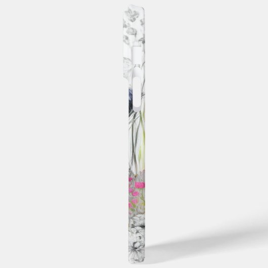 SCHATTIGE WATERVERF SCHNAUZER PUPPY DOG Case-Mate iPhone CASE (Achterkant / Links)