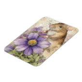 Schattige Waterverf  Spring Mouse Magneet (Linkerzijde)