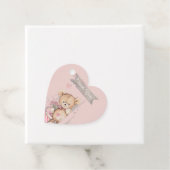 Schattige Waterverf Teddy Bear Baby shower Bedankjes Labels (In situ)