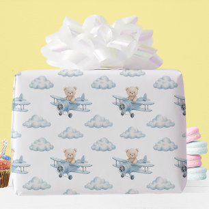 Schattige Waterverf teddybeer Cadeaupapier