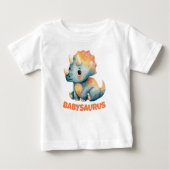 Schattige Waterverf Triceratops Dino Babysaurus (Voorkant)