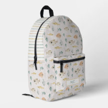 Schattige Waterverf Vis Oceaan Patroon Monogram Ki