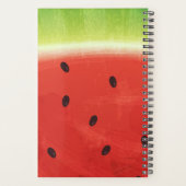 Schattige waterverf watermeloen enorme grappige pl planner (Achterkant)