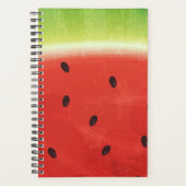 Schattige waterverf watermeloen enorme grappige pl planner (Voorkant)