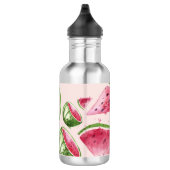 Schattige Waterverf Watermeloen Waterfles (Rechts)
