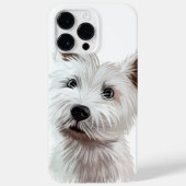 SCHATTIGE WATERVERF WEST HOOGLAND WHITTERRIER Case-Mate iPhone CASE (Achterkant)