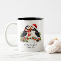 Schattige waterverf winter papegaaien Kerstmis