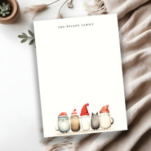 Schattige waterverfkatten Fluffy en helder Kerstmi