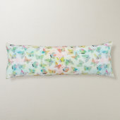 Schattige waterverven verven vlinderpatroon lichaamskussen (Achterkant)