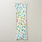 Schattige waterverven verven vlinderpatroon lichaamskussen (Achterkant (Verticaal))