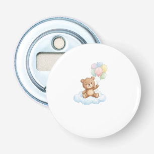 Schattige We Kunnen Haast Niet Wachten Teddybeer B Button Flesopener