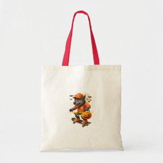 Schattige weerwolf Skater Boodschappentas Tote Bag