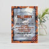 Schattige weerwolf Waterverf bos Kaart (Staand voorkant)