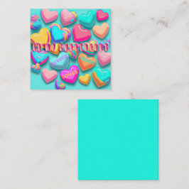 Schattige "Wees Mijn Liefje" Snoep Valentijnsdag Notitiekaartje
