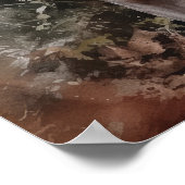 Schattige Weimaraner Dog Art Print Poster (Hoek)