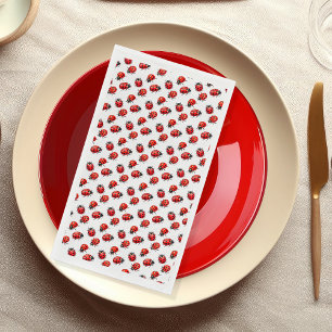 Schattige Weinig lieveheersbeestjespatroon Servet