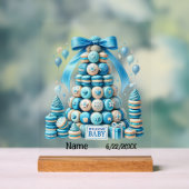 Schattige welkom babyjongen acryl bord (Neutraal)