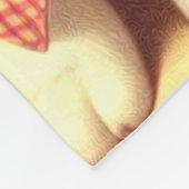 Schattige Welsh Corgi Cardigan Illustratie Fleece Deken (Hoek)