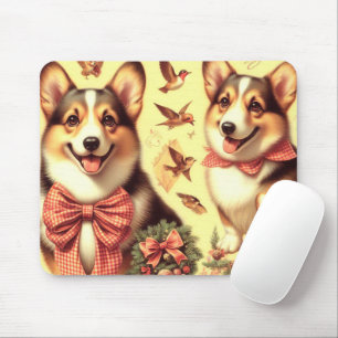 Schattige Welsh Corgi Cardigan Illustratie Muismat