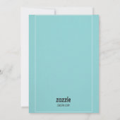 Schattige Wenskaart Kaart (Achterkant)