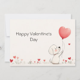 Schattige Wenskaart van de Dag van de Valentijn ❤️ Kaart