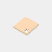 Schattige West Highland White Terrier Hond Beige Post-it® Notes (Schuin)