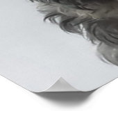 Schattige West Highland White Terrier in Bath Poster (Hoek)