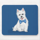 Schattige West Highland White Terrier Muismat (Voorkant)
