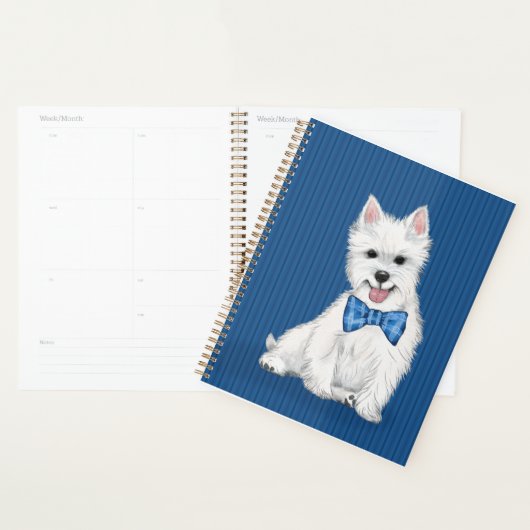 Schattige West Highland White Terrier Planner (Display)