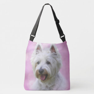 Schattige westelijke hoogland - witte doodsangst crossbody tas
