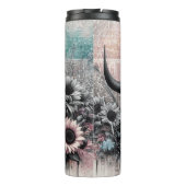 Schattige Western Cowgirl Thermosbeker (Achterkant)