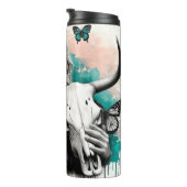 Schattige Western Cowgirl Thermosbeker (Geroteerd rechts)