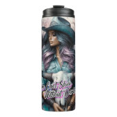 Schattige Western Cowgirl Thermosbeker (Voorkant)