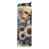 Schattige Western Cowgirl Thermosbeker (Gedraaid links)