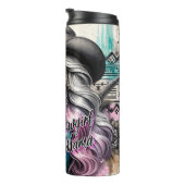 Schattige Western Cowgirl Thermosbeker (Geroteerd rechts)