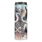 Schattige Western Cowgirl Thermosbeker (Achterkant)