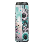 Schattige Western Cowgirl Thermosbeker (Achterkant)