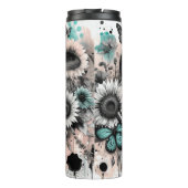 Schattige Western Cowgirl Thermosbeker (Achterkant)